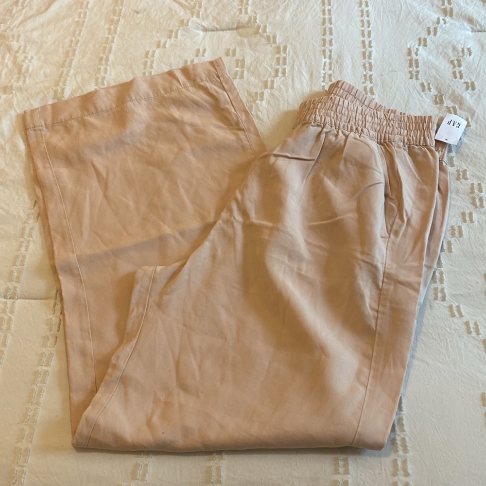 Flowy loyocell pants, medium, pink